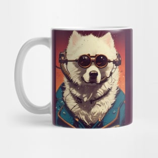 Vintage samoyed portrait Mug